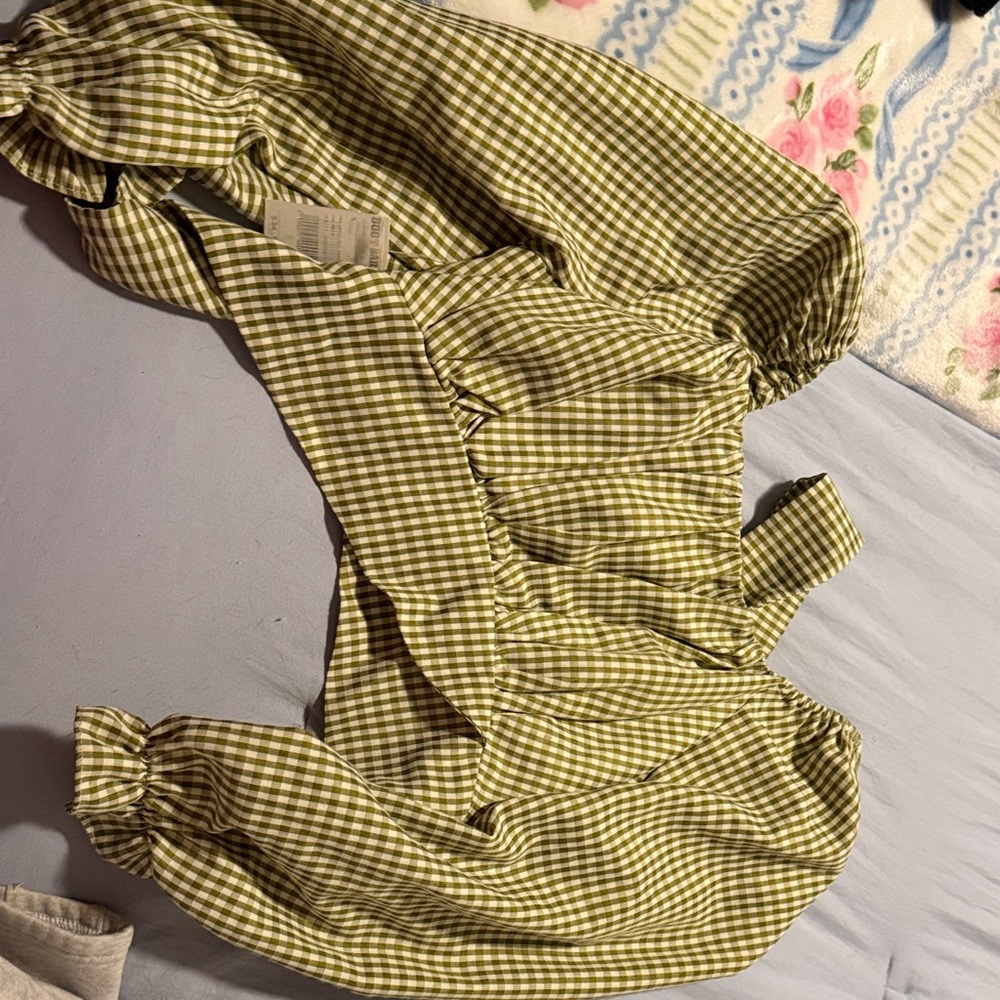 Bow Tie Gingham Shirt